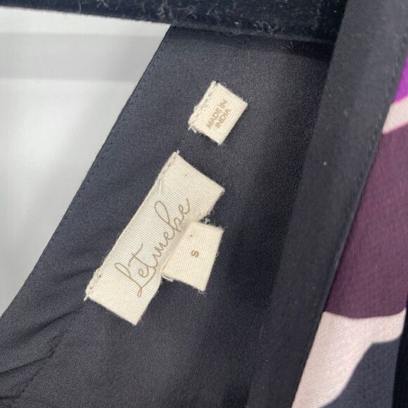 Anthropologie Let Me Be Multicolor Lined V-Neck Floral Midi Dress Size Small - Picture 4 of 13